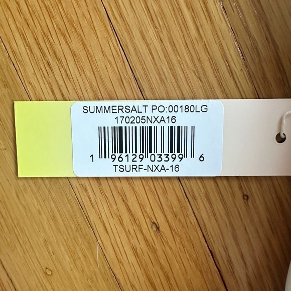 NWT Summersalt Surf One-Piece Colorblock Muscle T Bathing Suit sold out size 16 - Picture 10 of 13